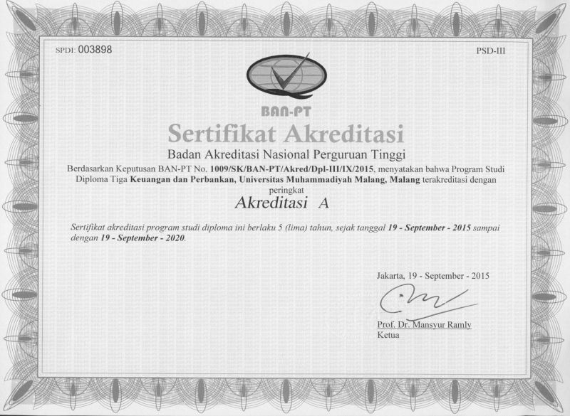 Akreditasi Program Studi Biro Administrasi Akademik Universitas